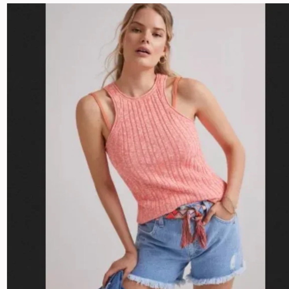 Anthropologie Liliana Racerback Top